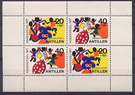 Nederlandse Antillen 555 postfris Kinderpostzegels 1977, Ophalen of Verzenden, Postfris