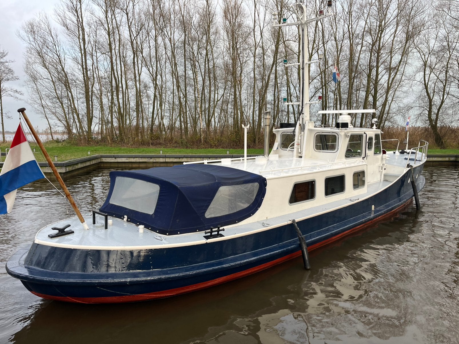 Stoer Barkas 16,5 m - woonschip, Huizen en Kamers, Woonboten te koop, 60 m², 3 kamers, Utrecht
