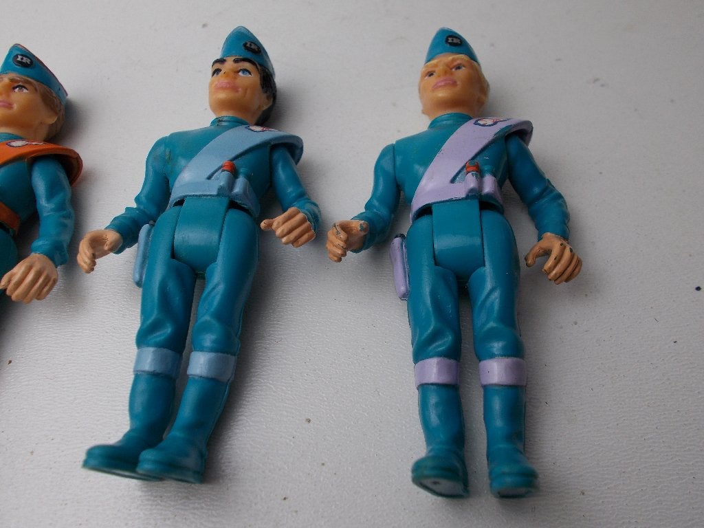 1992 Matchbox THUNDERBIRDS FIGUURTJES 8 x IN 1 KOOP!, Ophalen of Verzenden, Zo goed als nieuw