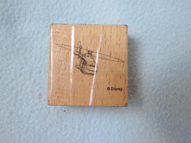 Houten stempel Disney Planes figuurtje Windlifter, Ophalen of Verzenden, Zo goed als nieuw, Houten stempel