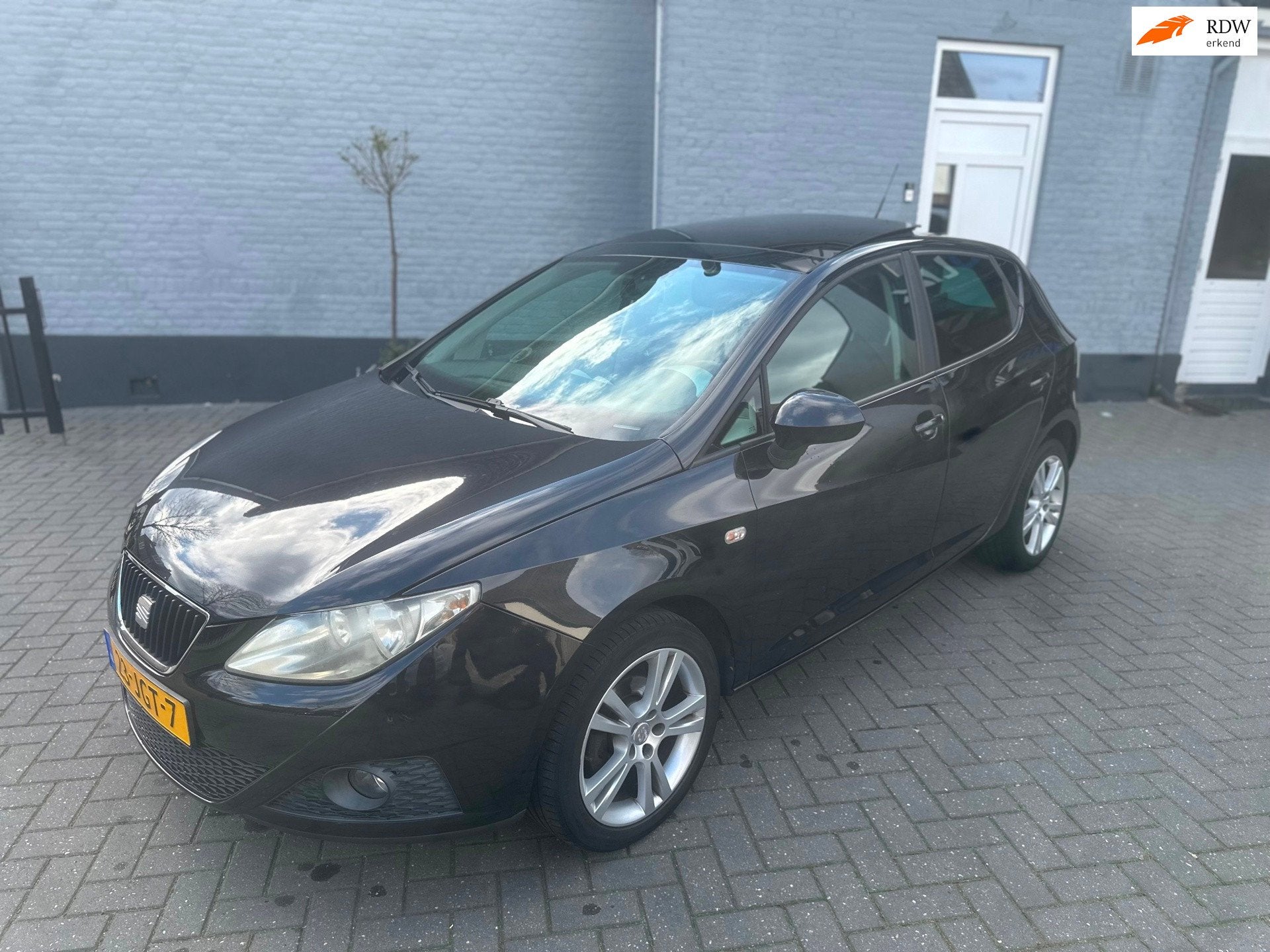 Seat Ibiza 1.6 Sport | PANO | AUTOMAAT | CLIMA | CRUISE |, Stof, Zwart, Origineel Nederlands, Bedrijf