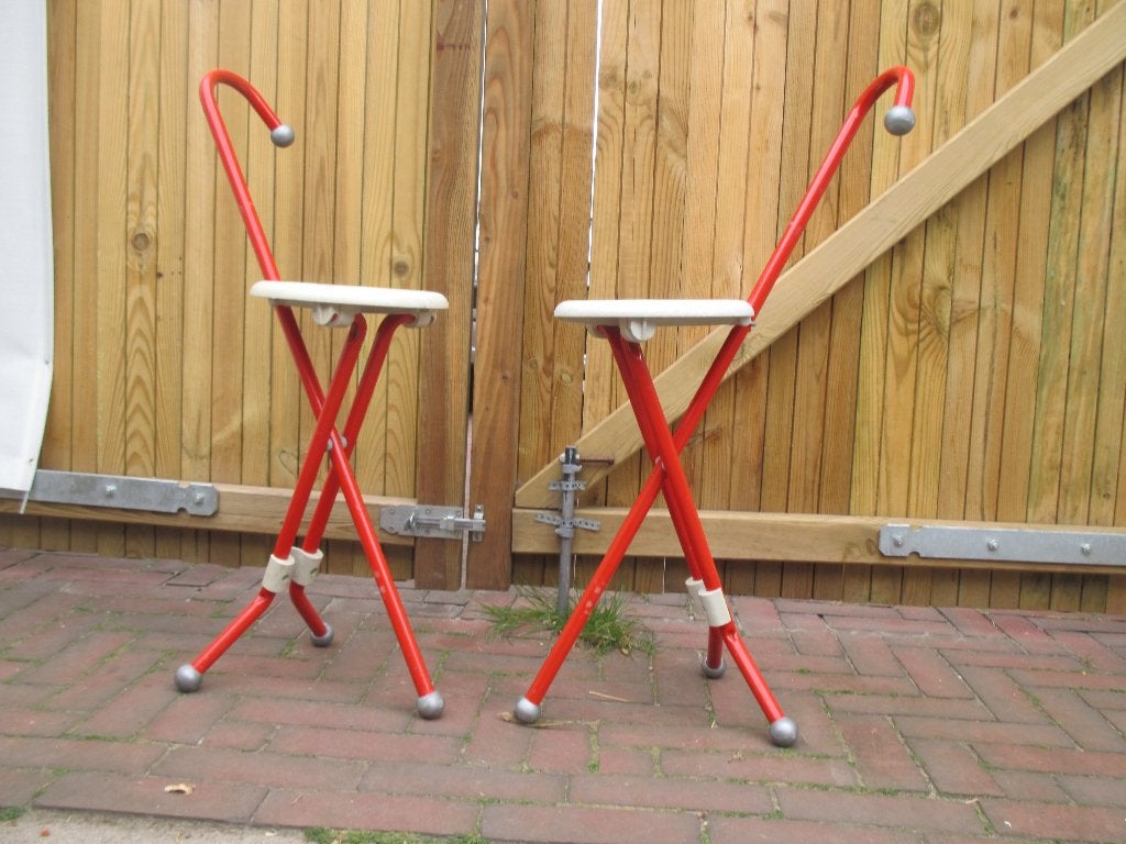 Ulisse wandelkruk rood Ivan Loss design jaren 80 retro, Huis en Inrichting, Overige materialen, Gebruikt, ?, Ulisse