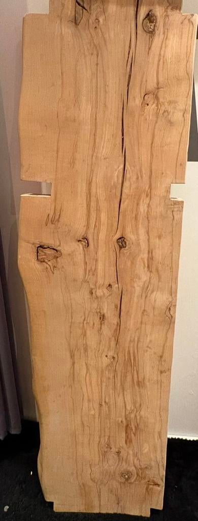 Diverse Massieve Houten bladen. dressoir Mat Zwart onderstel, Nieuw, Plank, 50 mm of meer, Beuken