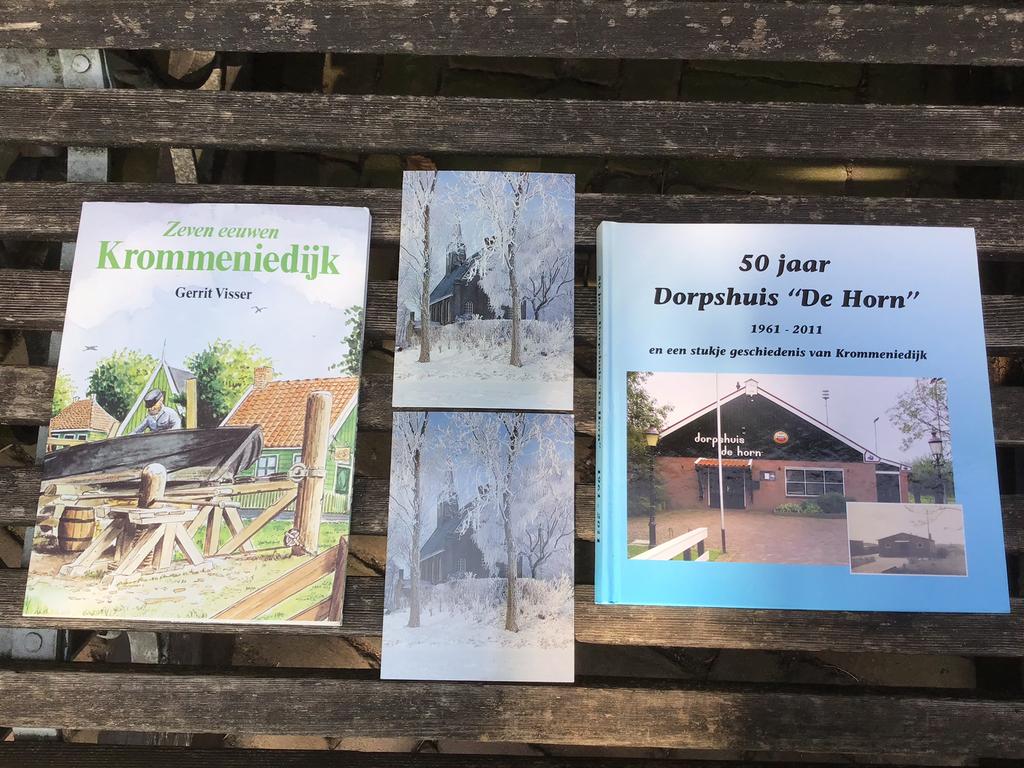 Krommeniedijk - 2 boekjes - 2 winteransichtkaarten, Ophalen of Verzenden, Zo goed als nieuw