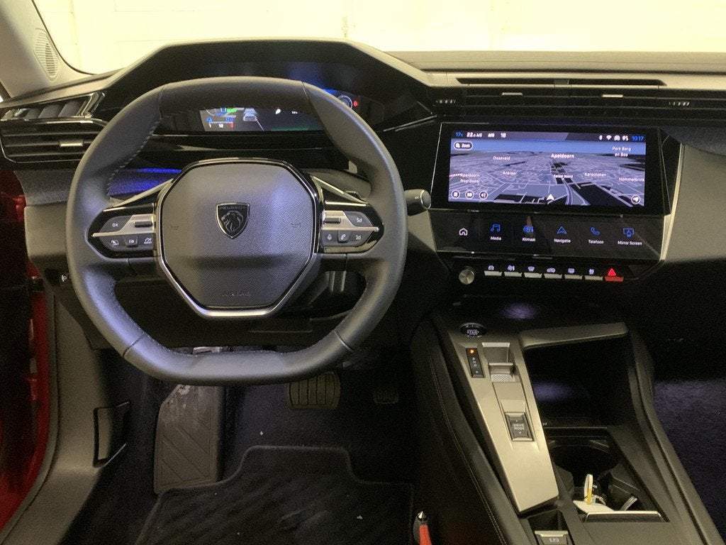 Peugeot 408 1.6 HYbrid Allure Pack 225 EAT8 SOH 94,2 % | TRE, Auto's, Peugeot, Gebruikt, 4 cilinders, Met garantie (alle), Leder en Stof