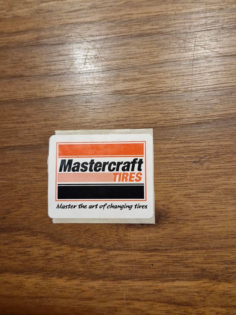 6960 Mastercraft Tires Sticker, Ophalen of Verzenden