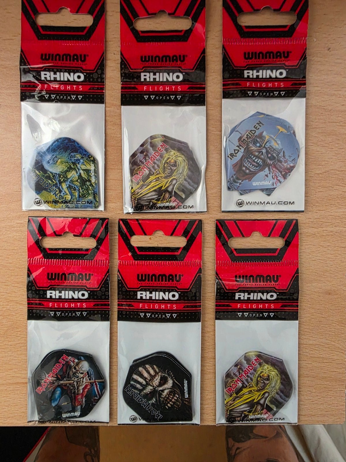 Winmau Iron Maiden Dart Flights, Ophalen of Verzenden, Nieuw, Flights