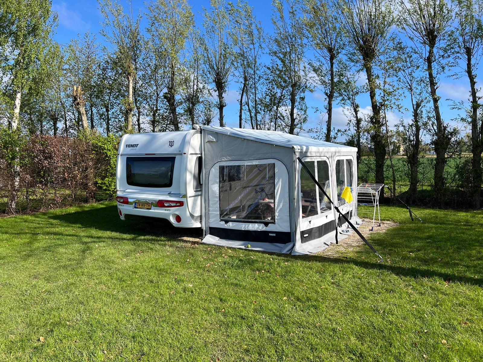 Thule Safaritent voor caravan - Zo goed als nieuw!, Ophalen, Zo goed als nieuw, Polyester, Thule