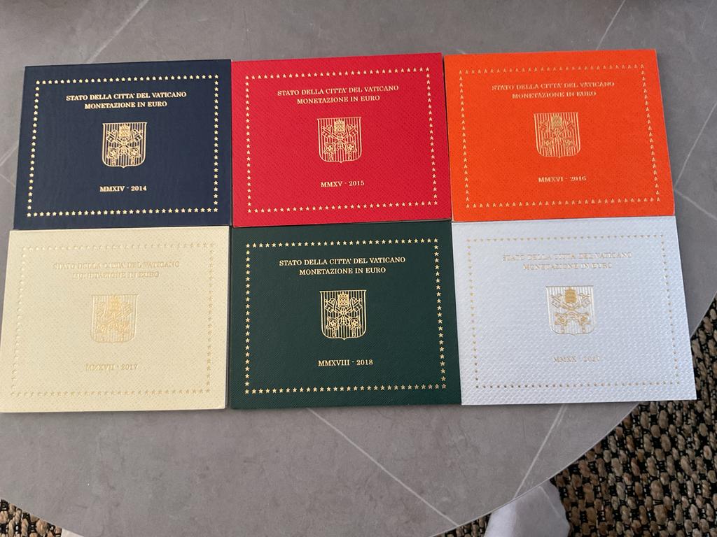 Bu sets Vaticaan, Ophalen of Verzenden, Vaticaanstad, Overige waardes, Setje