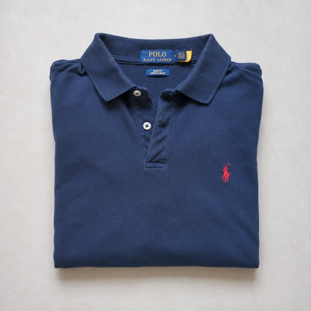 donkerblauw polo ralph lauren t-shirt, Kleding | Heren, T-shirts, Verzenden, Maat 48/50 (M), Blauw, Polo Ralph Lauren