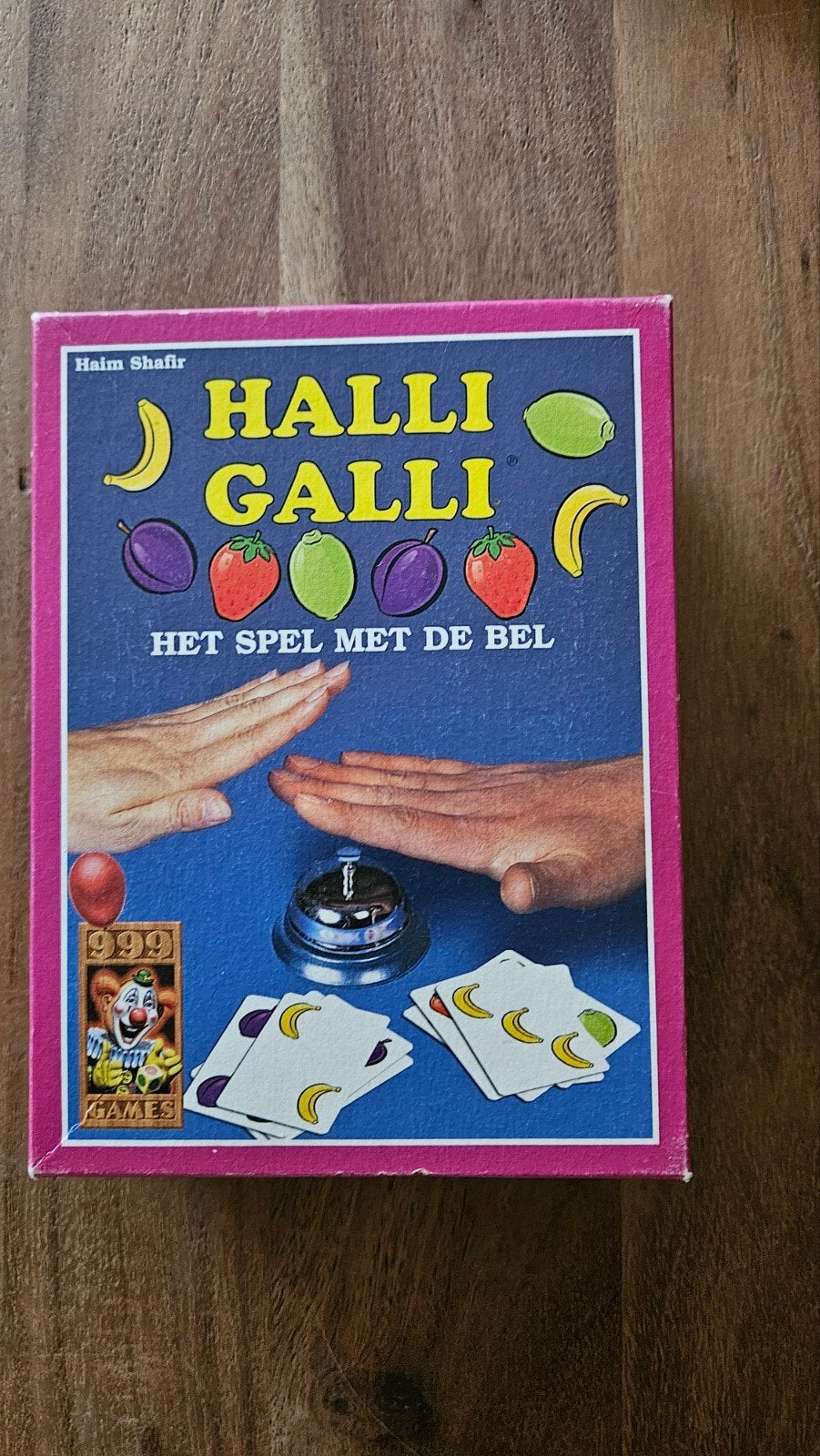 Halli Galli - Het snelle fruitkaartspel met bel, Een of twee spelers, Ophalen of Verzenden, Gebruikt, 999 Games