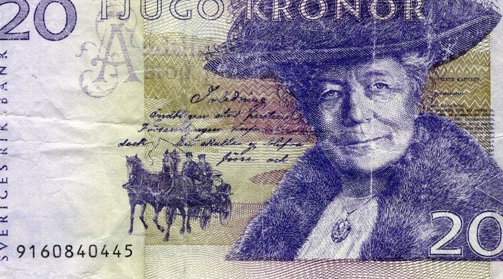 Bankbiljet:  Zweden 20 kronen, Postzegels en Munten, Bankbiljetten | Europa | Niet-Eurobiljetten, Verzenden, Overige landen, Los biljet