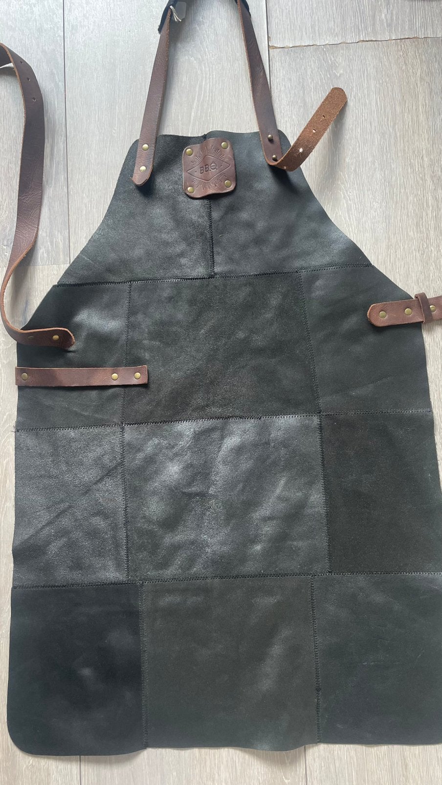 Te koop: nieuw leren schort, bruin, Ophalen of Verzenden, Nieuw