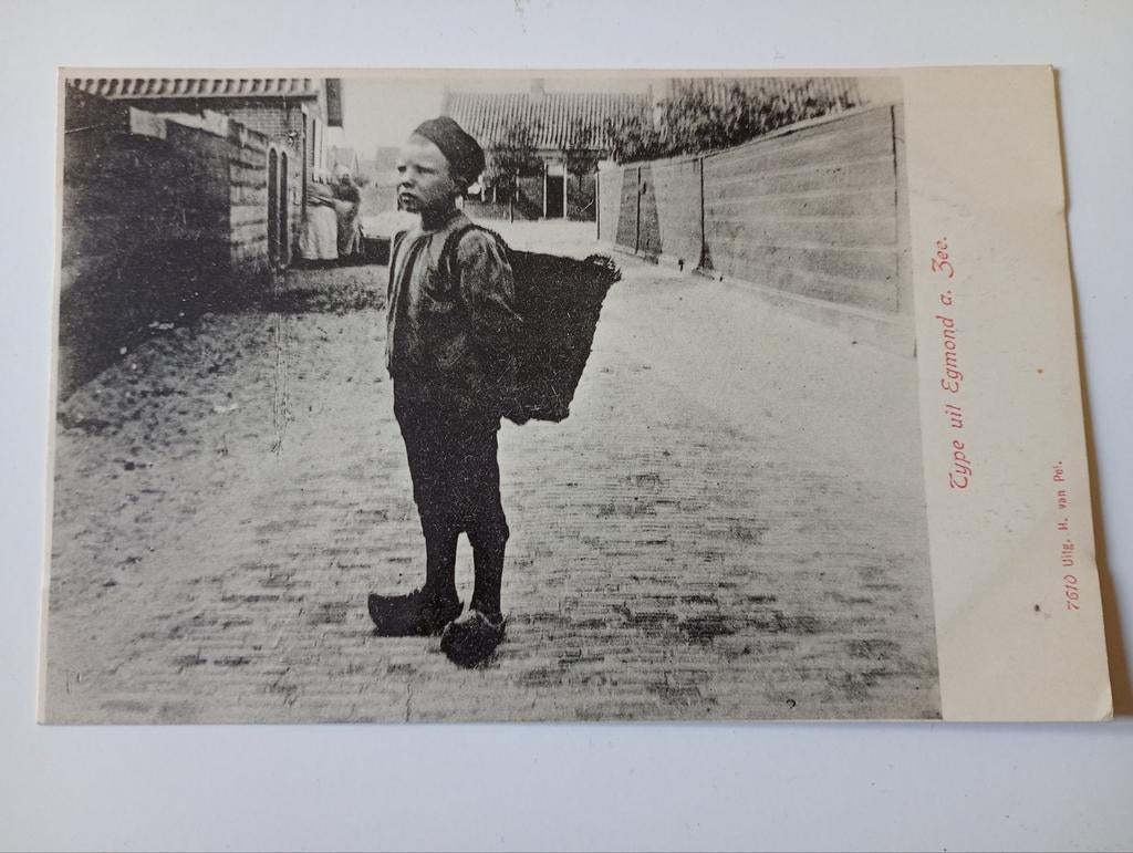 Egmond aan Zee Kind in Klederdracht, Ophalen of Verzenden, Voor 1920, Ongelopen, Noord-Holland