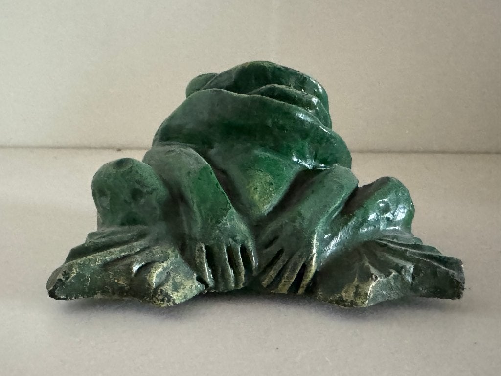 Zittende groene kikker - 5,5 cm, Ophalen of Verzenden, Nieuw, Dier