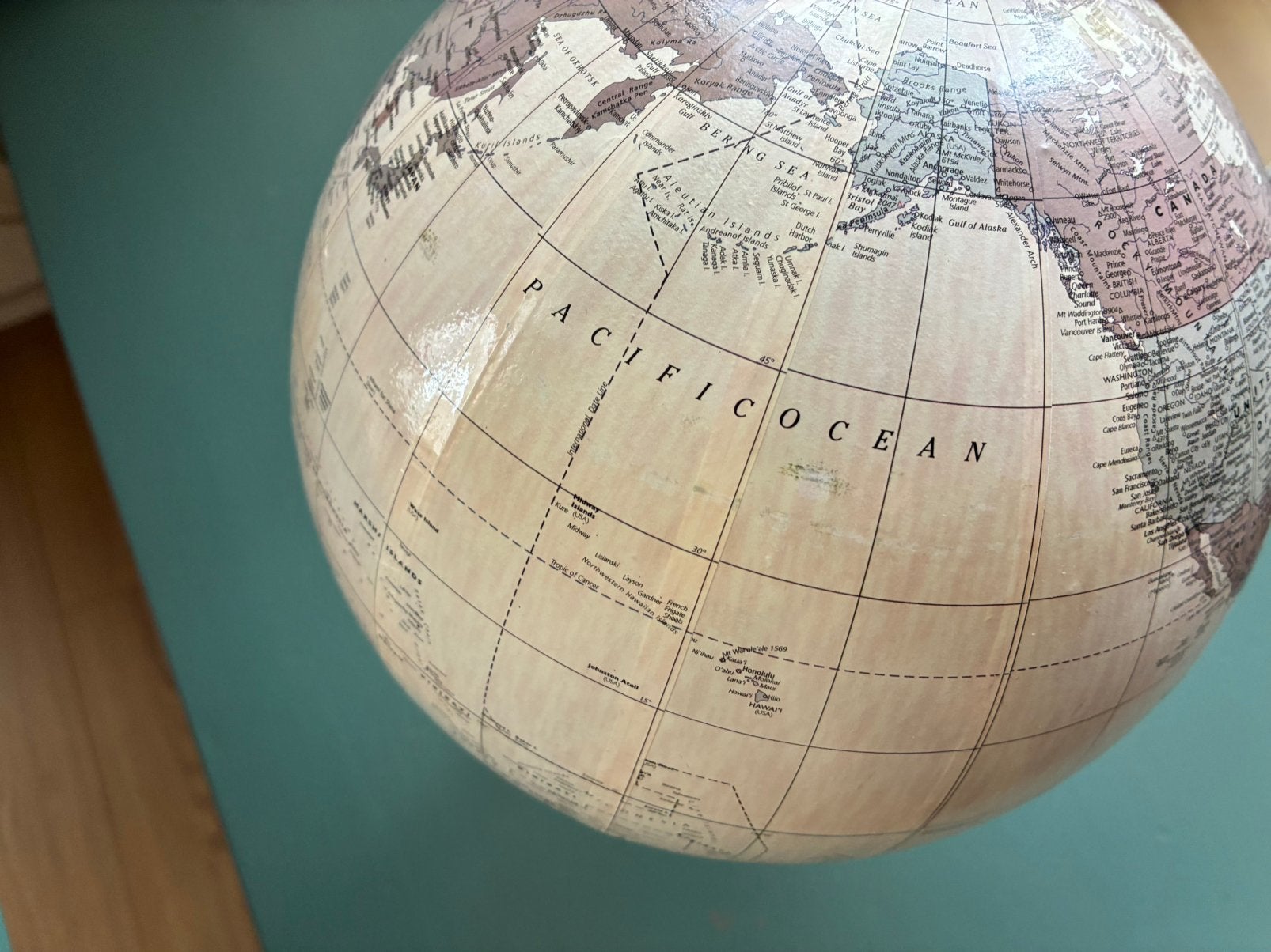 Kleine globe, Ophalen, Zo goed als nieuw