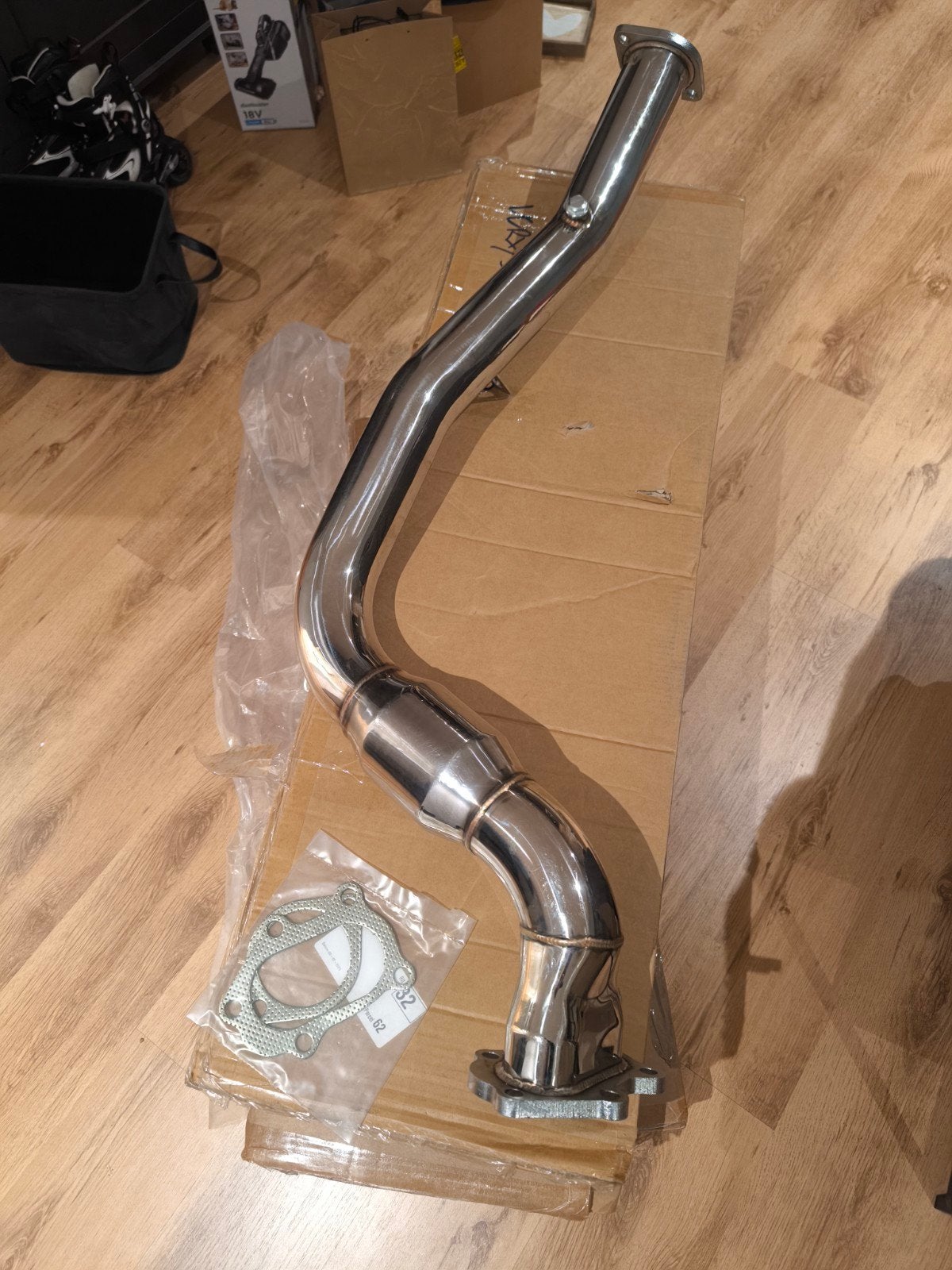 Impreza GTT Downpipe met 200 cells Katalysator, Ophalen, Nieuw, Subaru