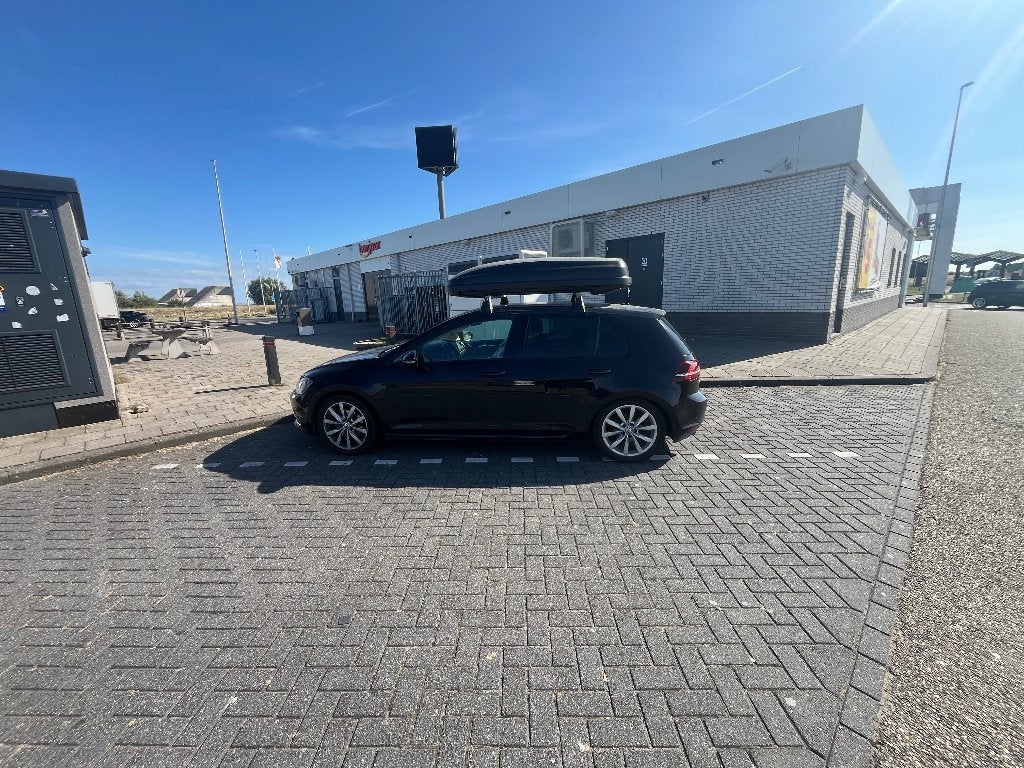 Dakdrager met dakkoffer, Auto diversen, Ophalen, Gebruikt