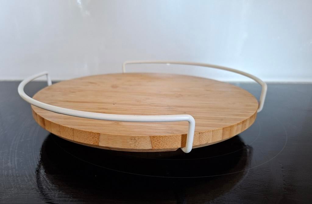 IKEA APTITLIG Draaiplateau Bamboe 28 cm, Hout, IKEA, Ophalen of Verzenden, Bruin