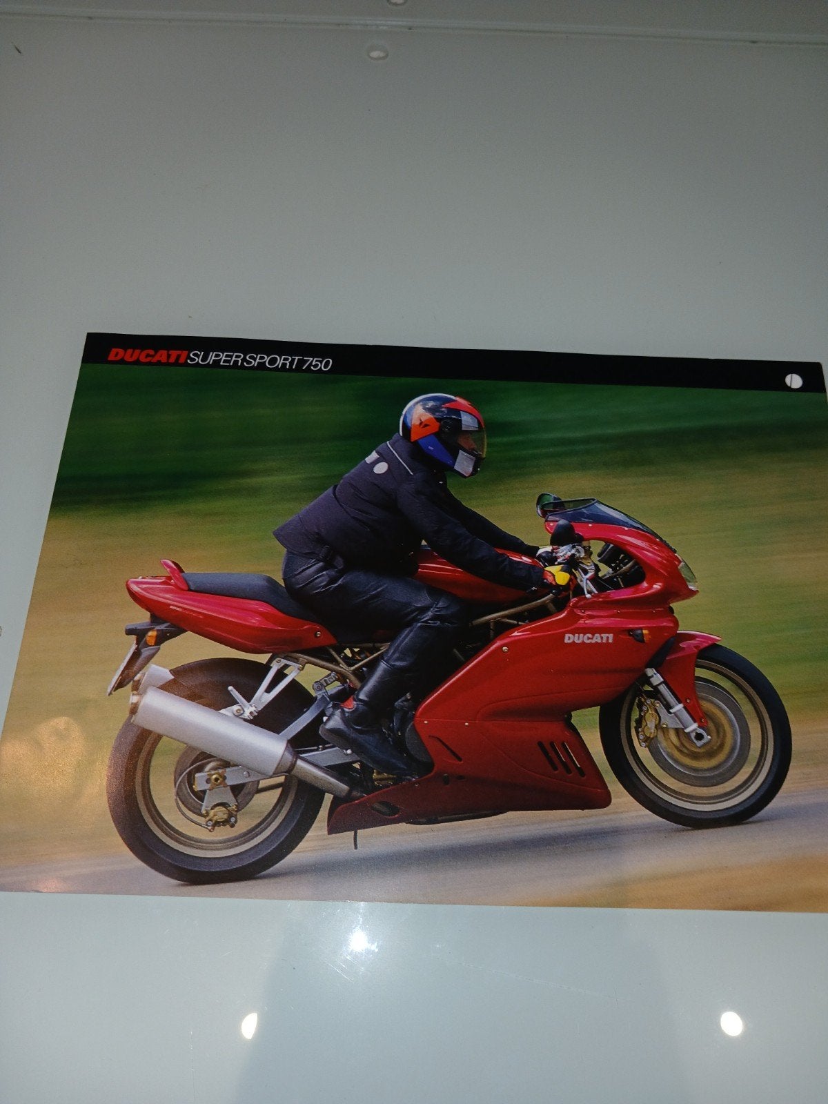 Ducati Super Sport 750 Motor Folder - Mooi exemplaar, Boeken, Ophalen of Verzenden, Zo goed als nieuw, Ducati