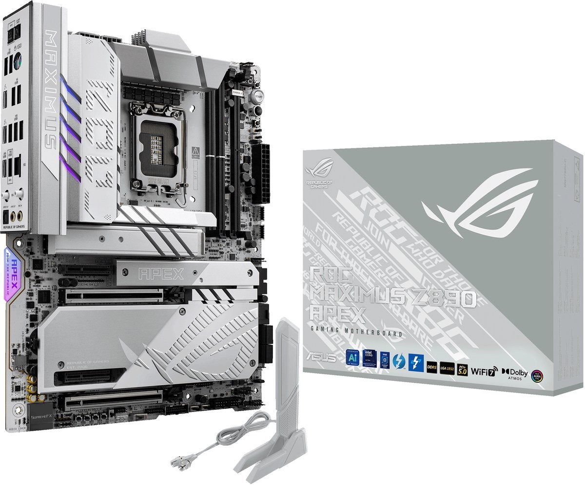 Nieuw in doos : ASUS ROG MAXIMUS Z890 APEX Gaming Moederbord, Ophalen of Verzenden, Nieuw, Intel, DDR5