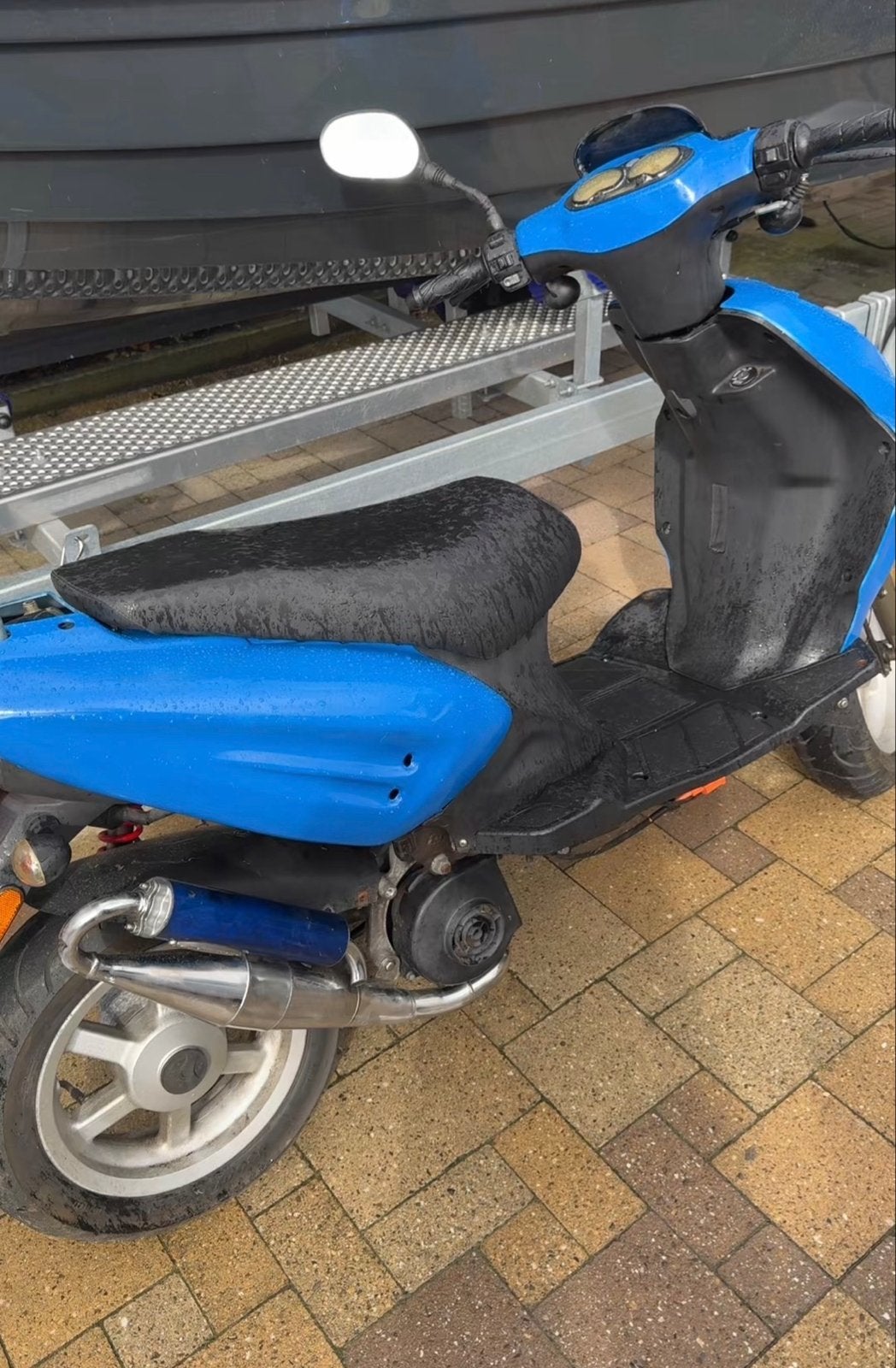 CPI OLIVER CITY - Blauw, Ophalen, Gebruikt, Maximaal 45 km/u, Benzine