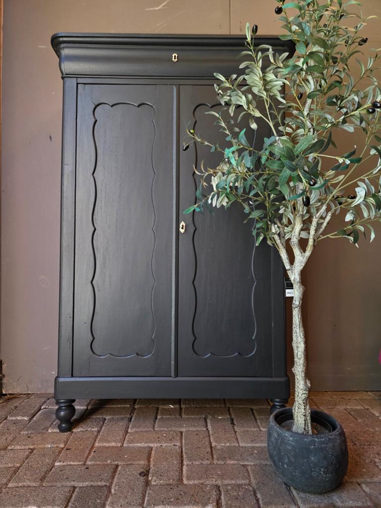 Biedermeier meidenkastje kledingkastje bezorgen mogelijk, Ophalen of Verzenden