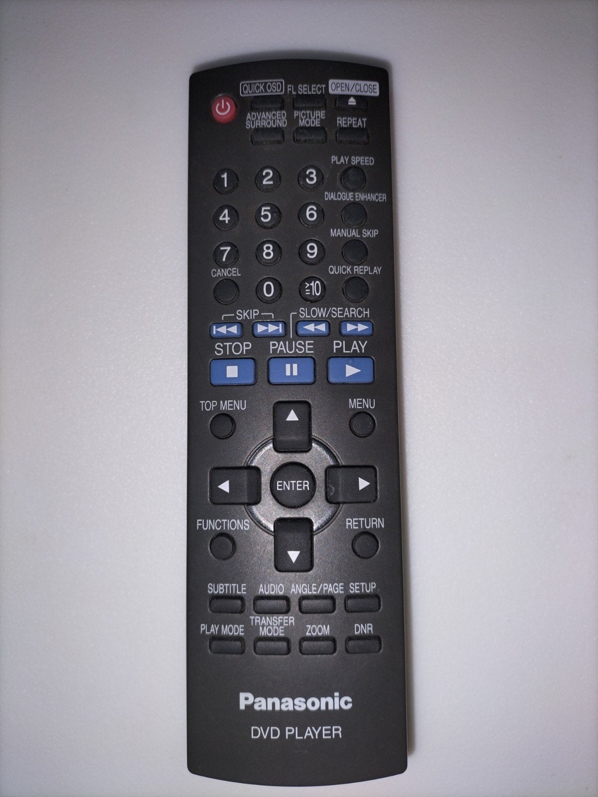 Originele Panasonic EUR7631260 DVD Afstandsbediening - ZGAN, Ophalen of Verzenden, Zo goed als nieuw, Origineel, Dvd