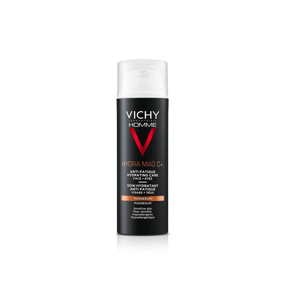 Vichy Homme Hydra Mag C+ Dagcrème 50ml, Verzenden, Nieuw, Gehele gezicht, Verzorging