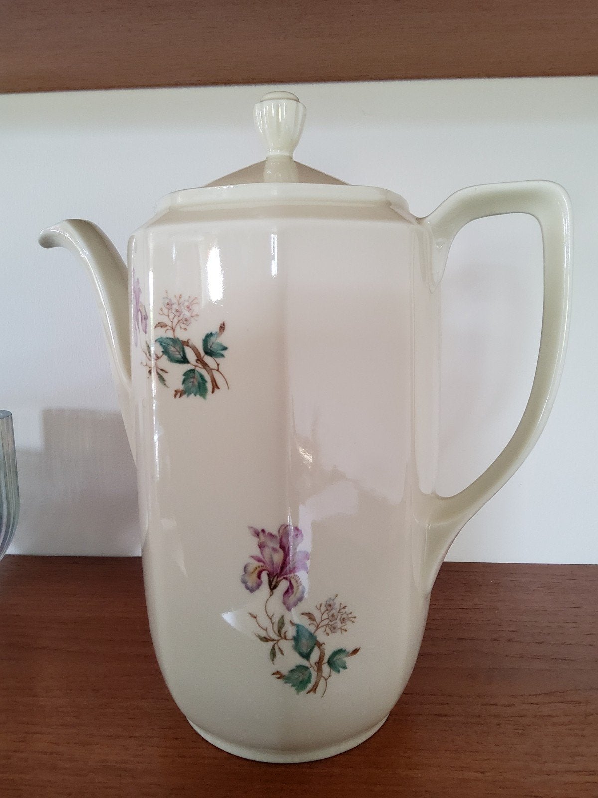 Vintage Mosa koffiekan met bloemmotief, Ophalen of Verzenden