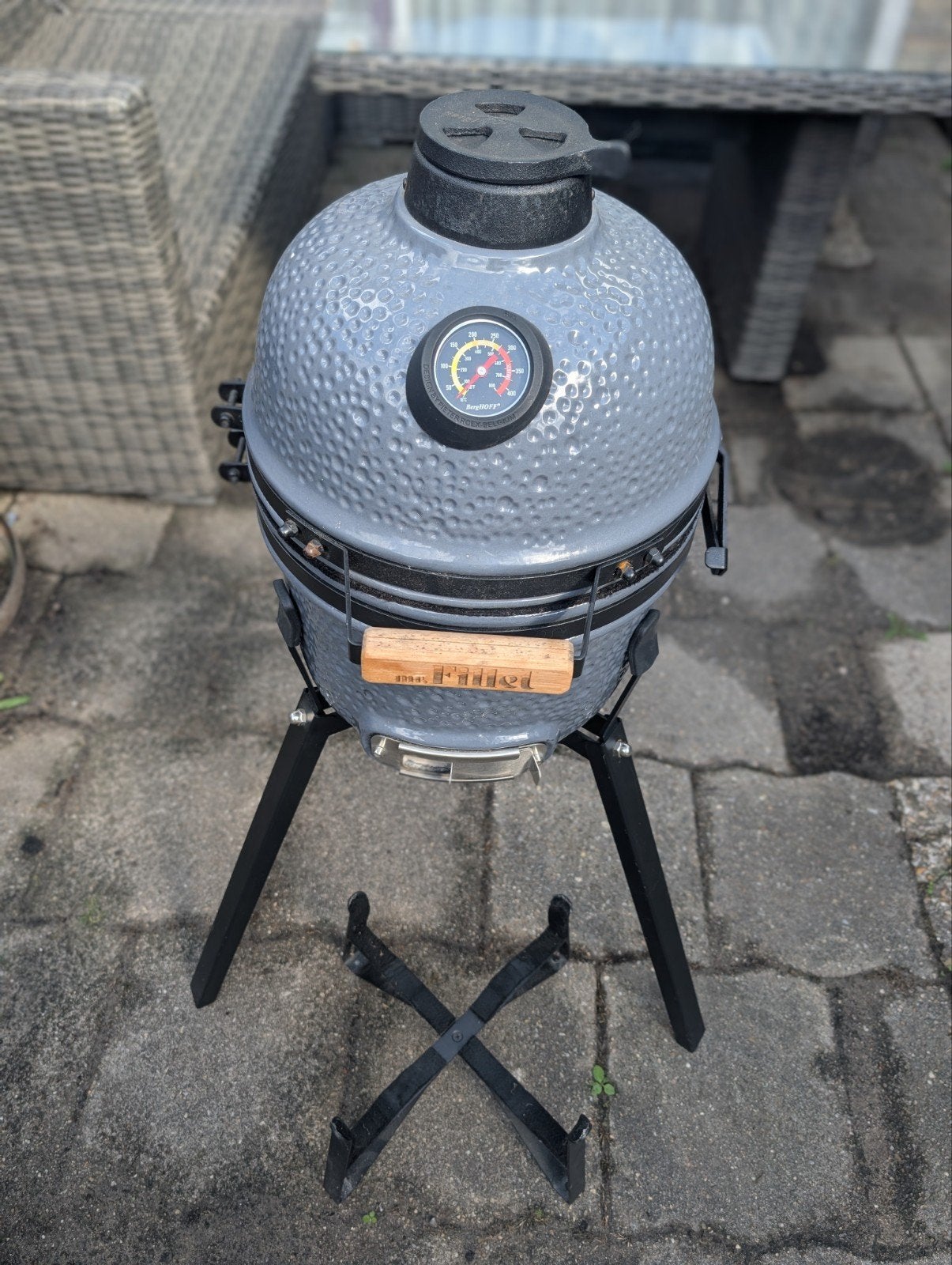 Berghoff Kamado barbecue met hoge en lage voet, Ophalen, Zo goed als nieuw, Berghoff