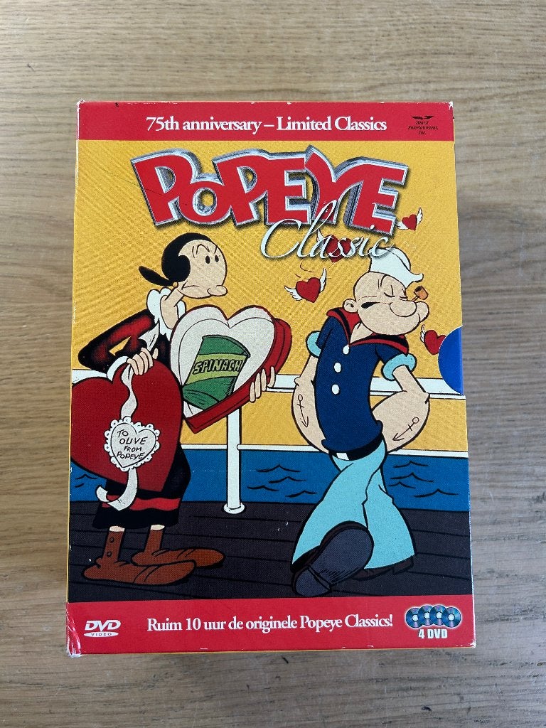 DVD Popeye Classics, Alle leeftijden, Ophalen of Verzenden, Zo goed als nieuw, Amerikaans