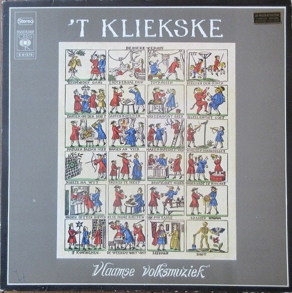 `t Kliekske - Vlaamse volksmuziek, LP, Ophalen of Verzenden, 12 inch, Gatefold hoes