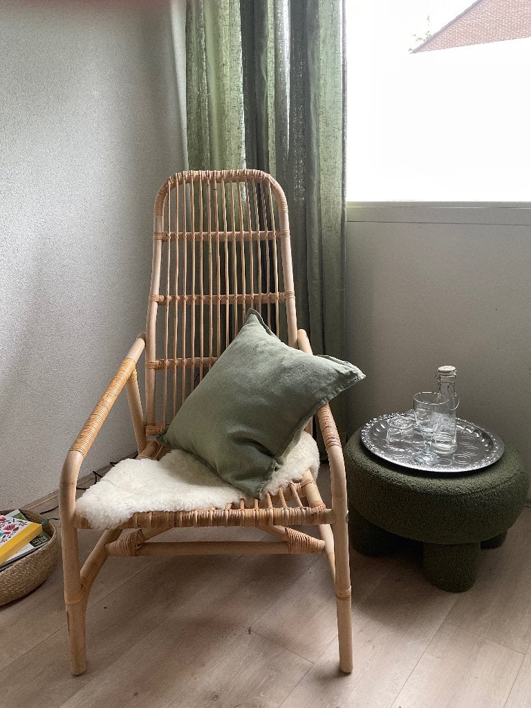 Rotan stoel. Salno Ikea, Ophalen, Bruin, Riet of Rotan, Zo goed als nieuw