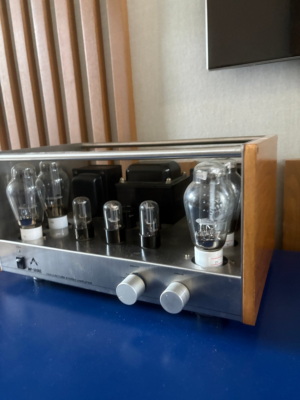 Val MP-300BS — 300B push-pull buizenversterker, Audio, Tv en Foto, Buizenversterkers, Ophalen, Versterker