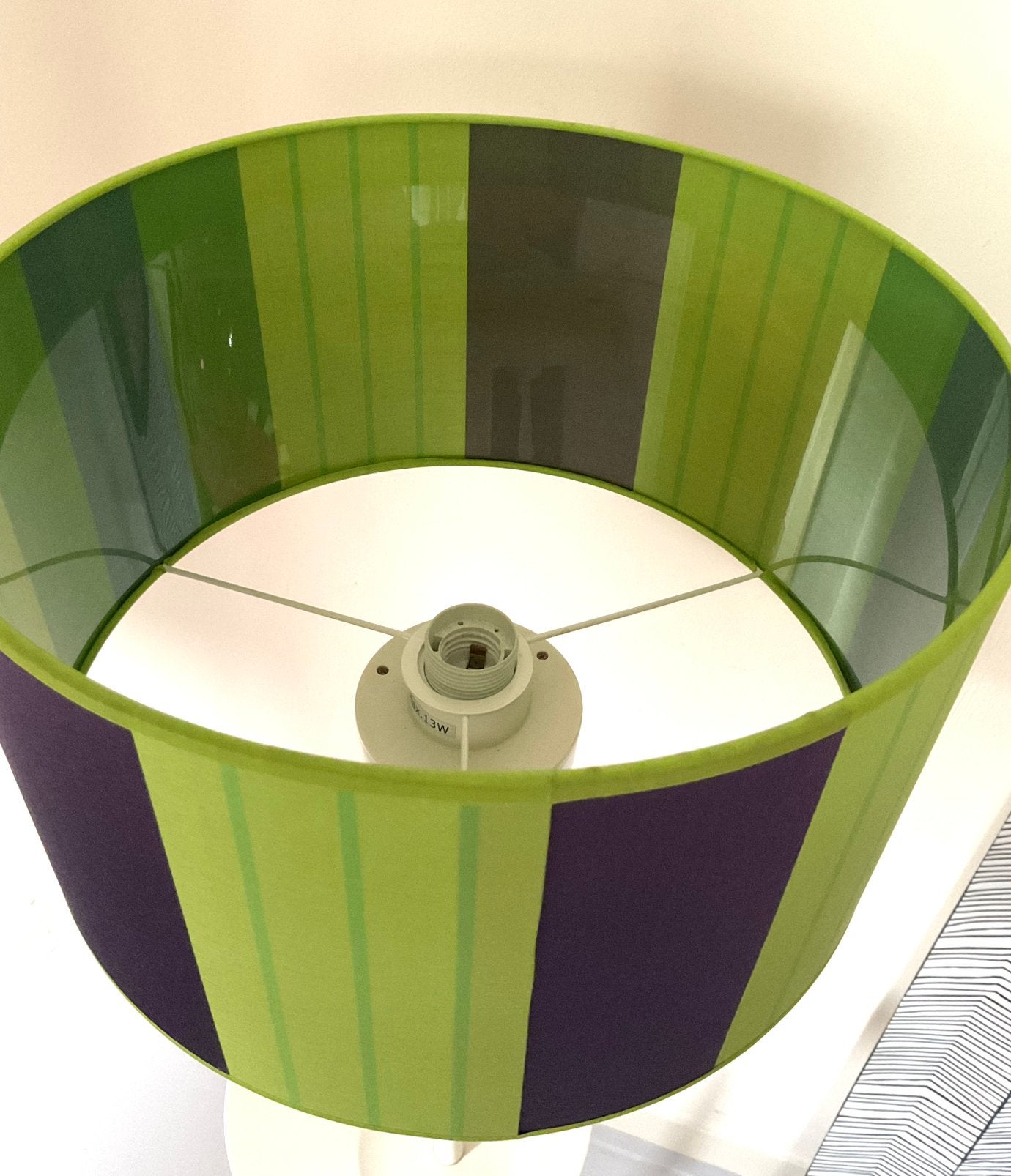 Lampenkap designers guild blauw groen streep, Ophalen of Verzenden, Nieuw, Blauw