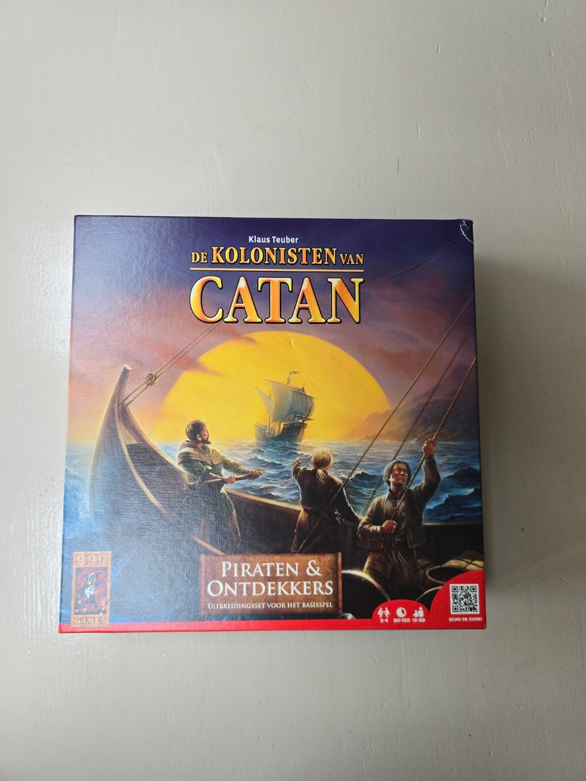 De Kolonisten van Catan: Piraten & Ontdekkers Uitbreiding, Drie of vier spelers, Ophalen of Verzenden, Zo goed als nieuw, 999 Games