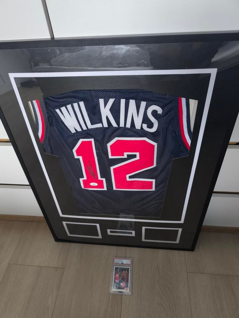 Wilkins usa basketbal shirt gesigneerd inclusief psa kaart, Ophalen of Verzenden, Zo goed als nieuw, Buitenlandse clubs, Shirt