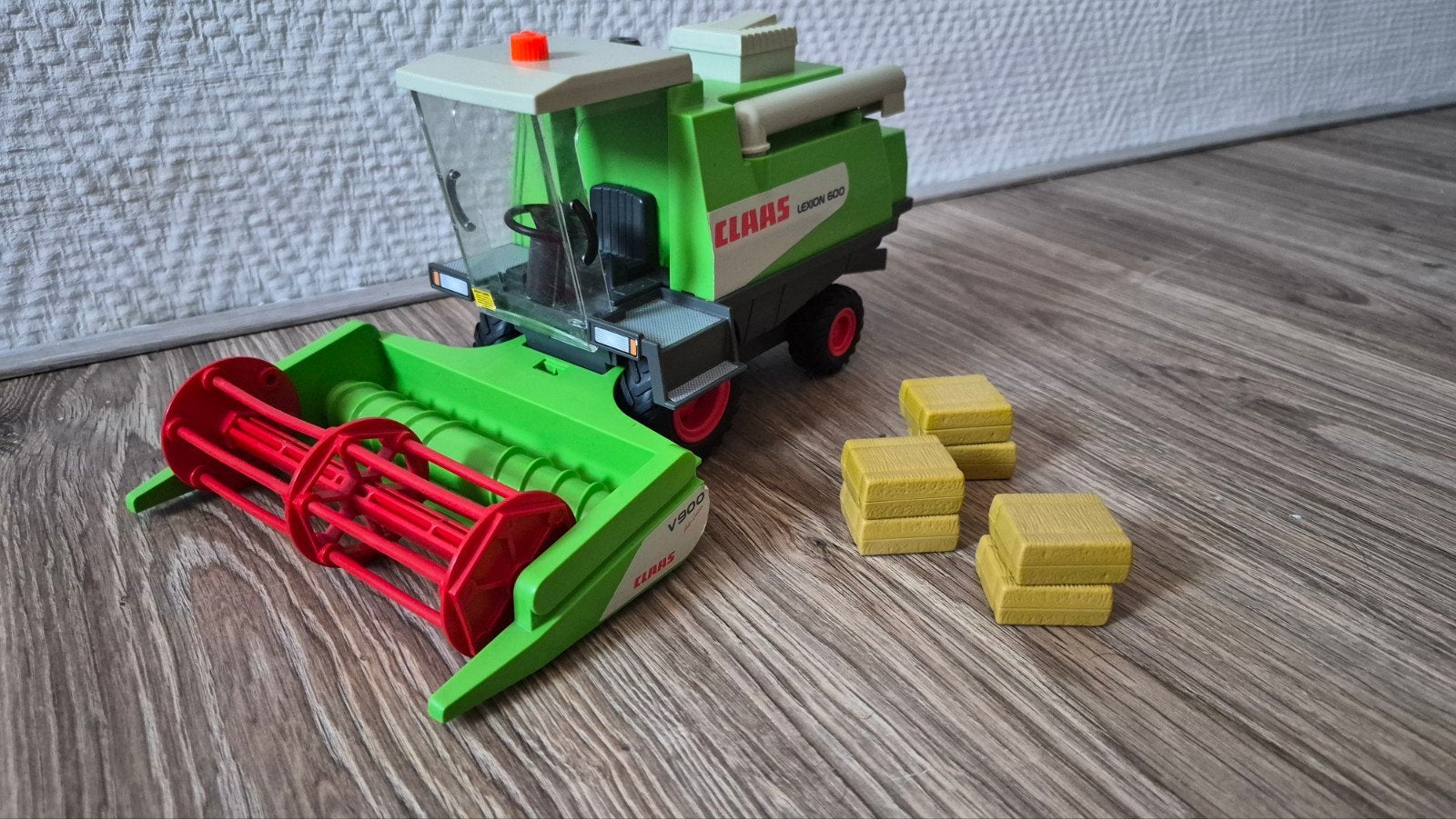 Playmobil schuur, tractor, aanhanger, oogstmachine, Ophalen, Gebruikt, Jongen of Meisje