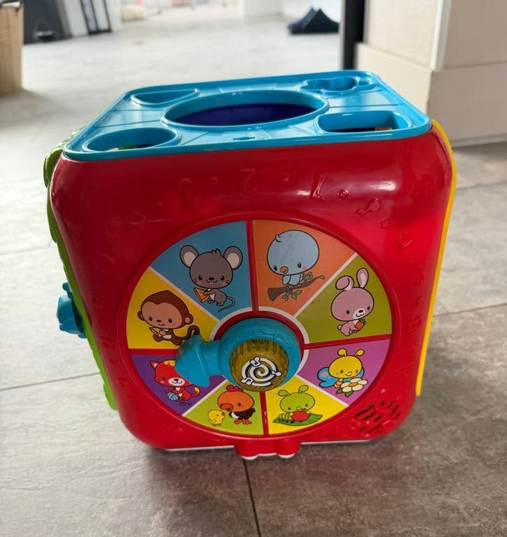 Activiteiten speel kubus, Kinderen en Baby's, Speelgoed | Vtech, Ophalen of Verzenden, Zo goed als nieuw, 6 maanden tot 2 jaar