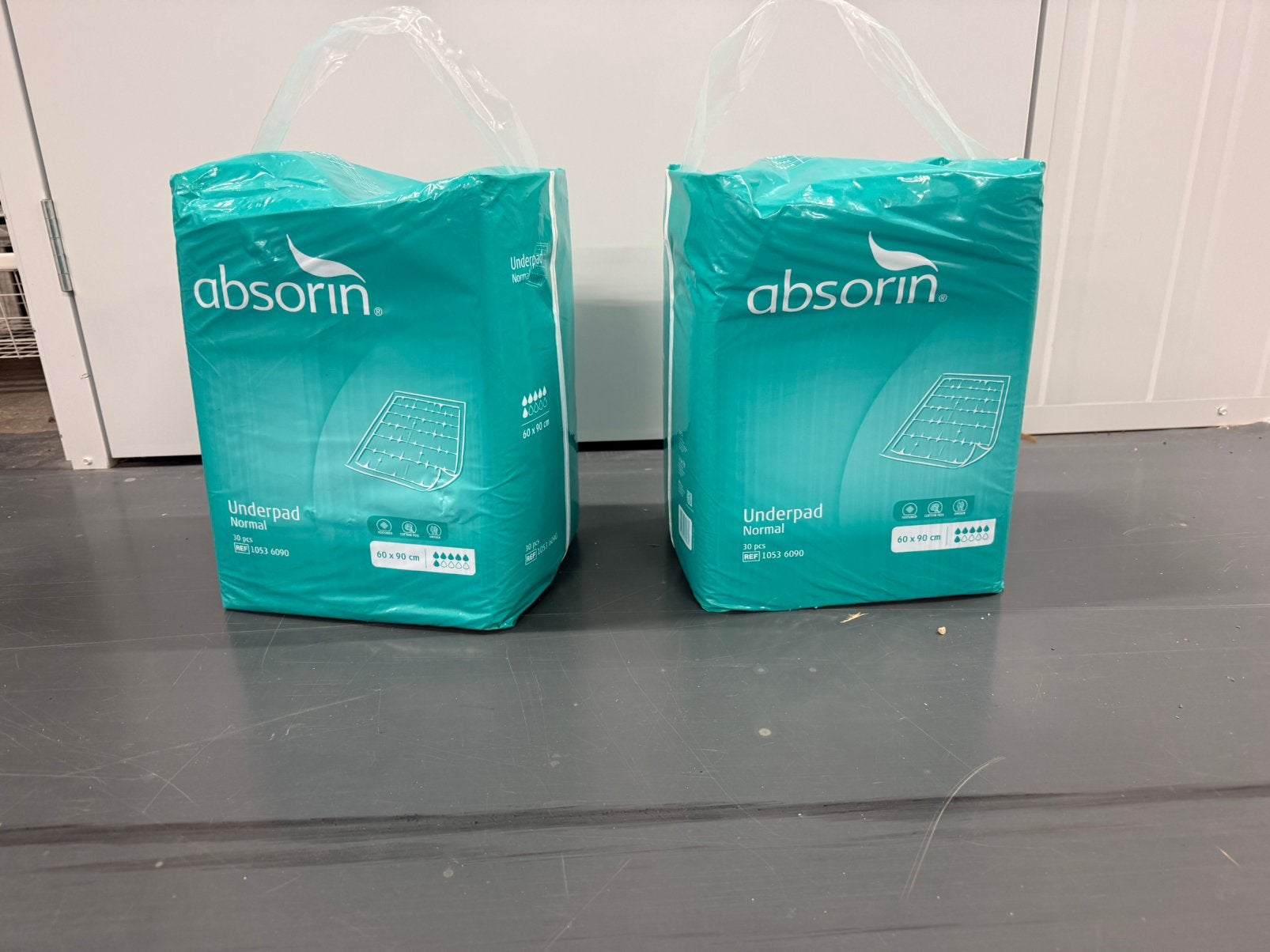 2 pakken Absorin onderleggers – 60  90 cm, Diversen, Ophalen, Zo goed als nieuw