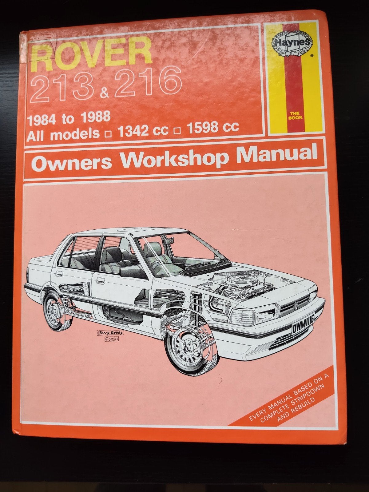 Haynes Werkplaatshandboek Rover 213 & 216 (1984-1988), Ophalen of Verzenden
