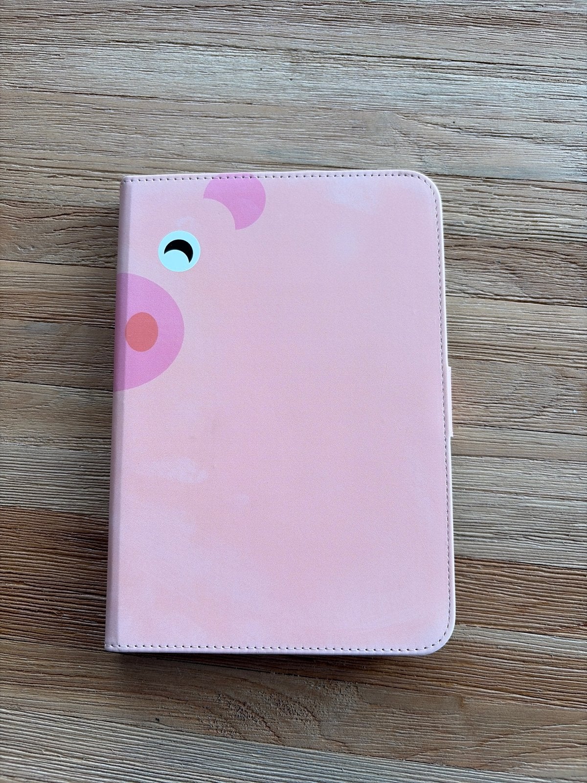 Roze Peppa Pig tablet hoes voor iPad mini, Ophalen of Verzenden, Gebruikt, 10 inch, Bescherming voor- en achterkant