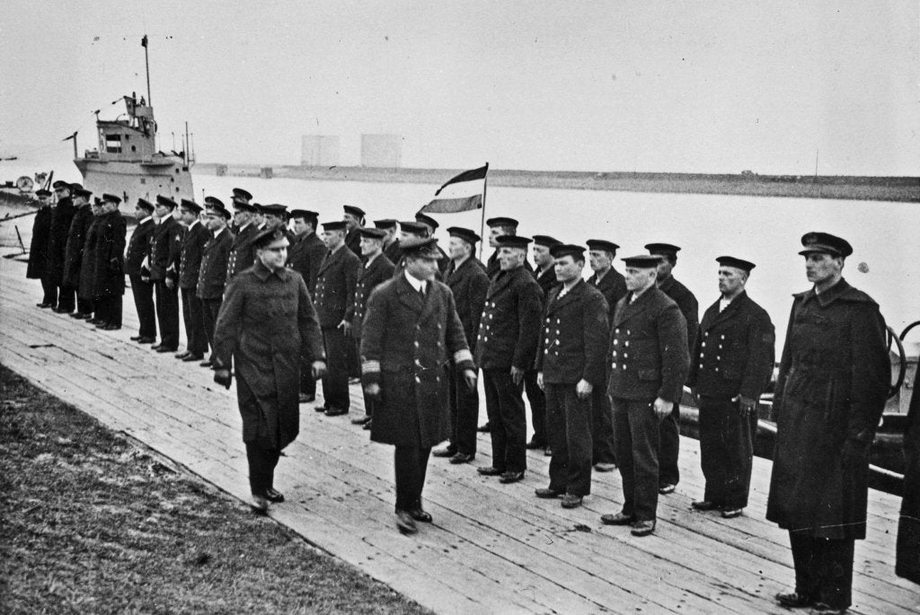 Den helder , onderzeeboot, Ophalen of Verzenden, Voor 1940, Zo goed als nieuw, Foto