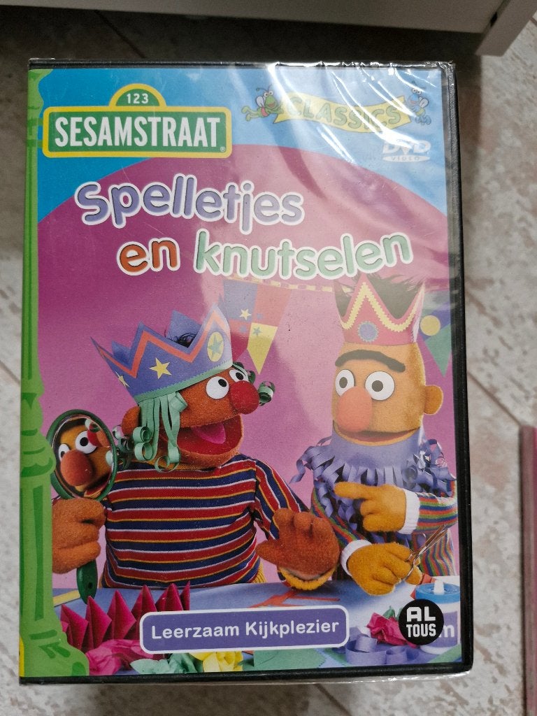 Dvd Sesamstraat, Gebruikt, Alle leeftijden, Tv-serie, Ophalen of Verzenden
