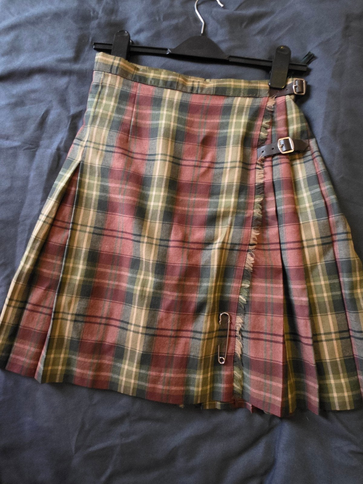 Laura Ashley geruite wollen kilt rok maat 36 (S), Meerkleurig, Ophalen of Verzenden, Zo goed als nieuw, Maat 36 (S)