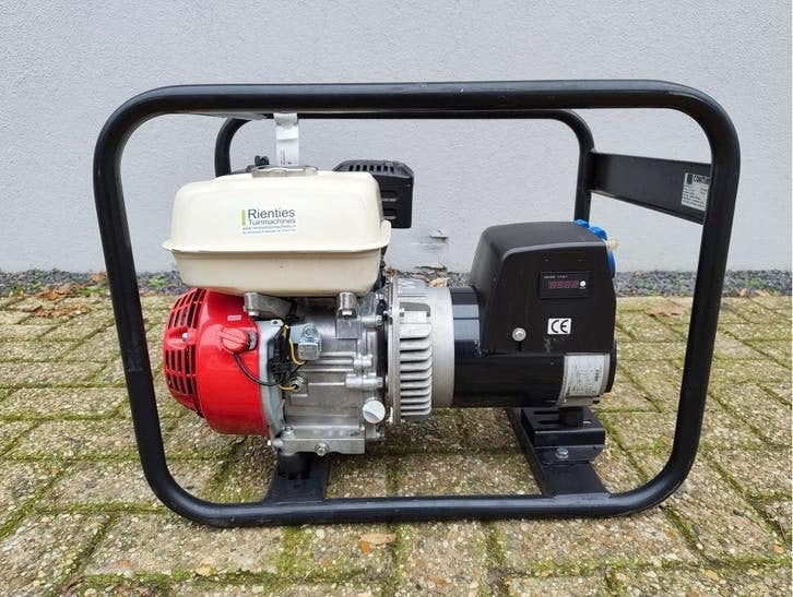 CONTIMAC GH 3501 SE Generator 230V met Honda GX200 motor, Doe-het-zelf en Verbouw, Aggregaten, Gebruikt, Benzine, Contimac GMT International B.V.