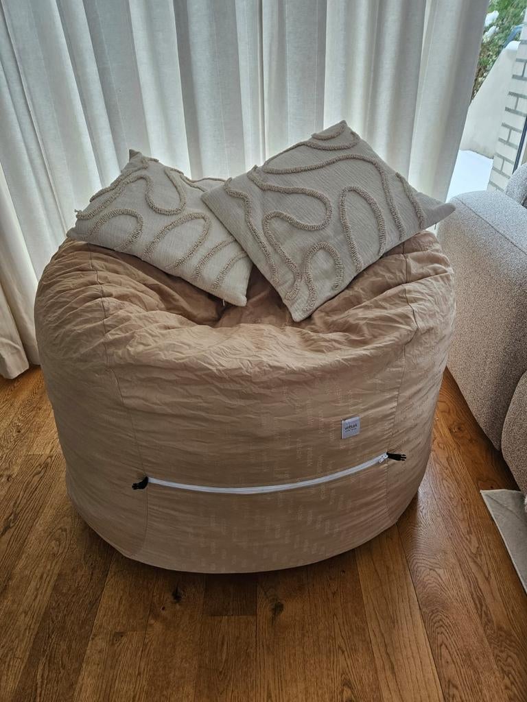 Nieuwe Vetsak Beanbag/ zitzak Cape town, Huis en Inrichting, Ophalen, Nieuw, Beige, Zitzak