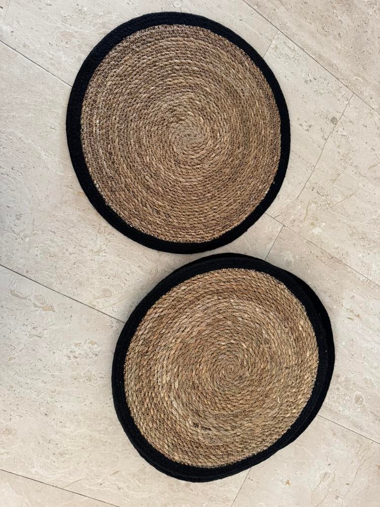 Placemats riet - 8 stuks, Ophalen of Verzenden, Zo goed als nieuw, Bord