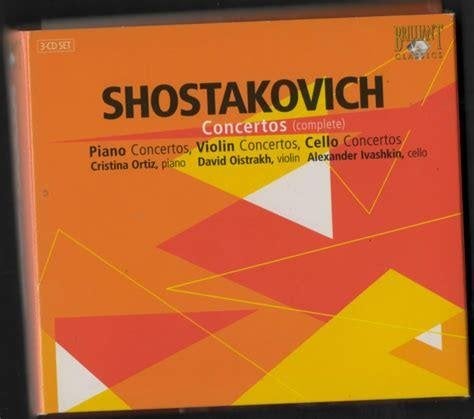 Shostakovich Concertos complete 3 cd Brilliant Classics, Ophalen of Verzenden, Classicisme, Zo goed als nieuw, Kamermuziek